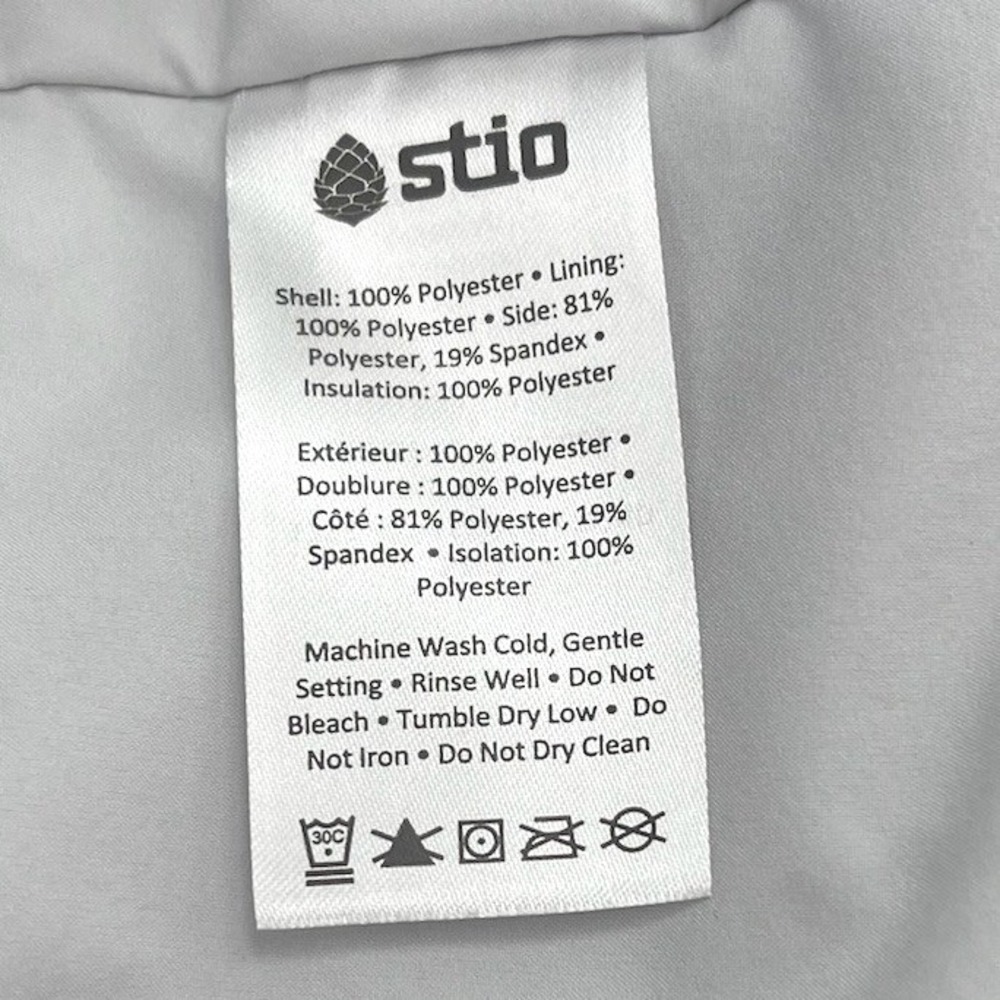 Stio Fernos Insulated Vest Womens M Light Gray Full Zip Stretch Pockets - Picture 8 of 9